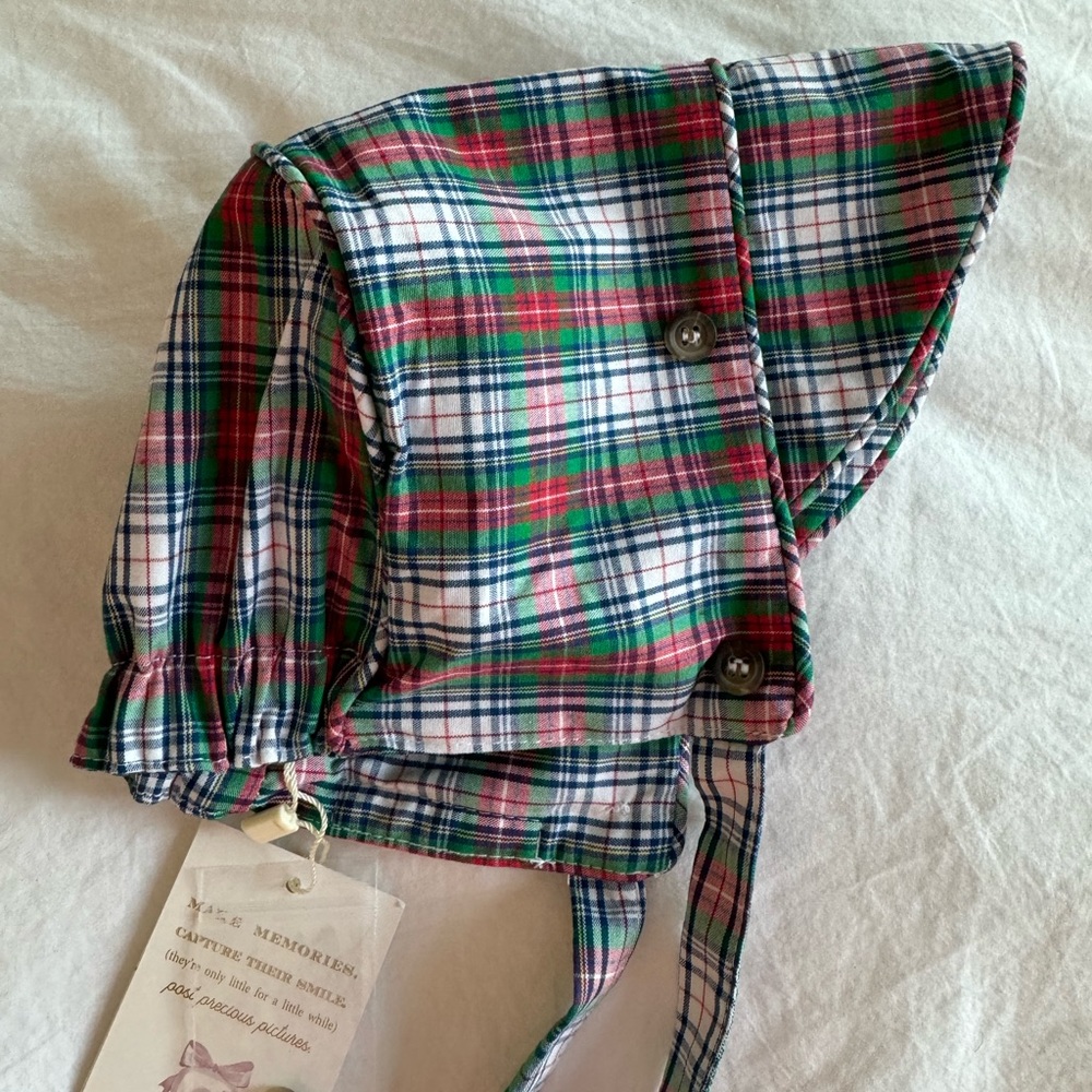 The Beaufort Bonnet Company Plaid Bonnet - Red, Green, Blue